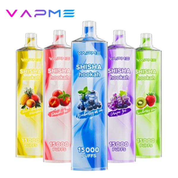 Vapme Shisha Hookah 15000 Puffs 0% 2% Vapeuri de unică folosință reîncărcabile cu nicotină Cumpărare în vrac Comerț cu ridicata - JumpVape - 13