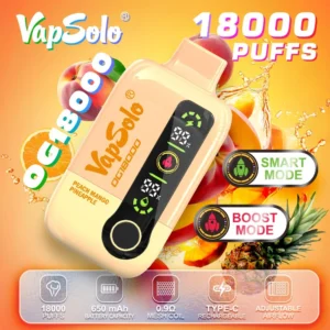 Vapsolo DG 18000 Puffs 2% 5% Düşük Nikotinli Şarj Edilebilir Tek Kullanımlık Vapes Kalem Toplu Toptan Satın Al - JumpVape - 9