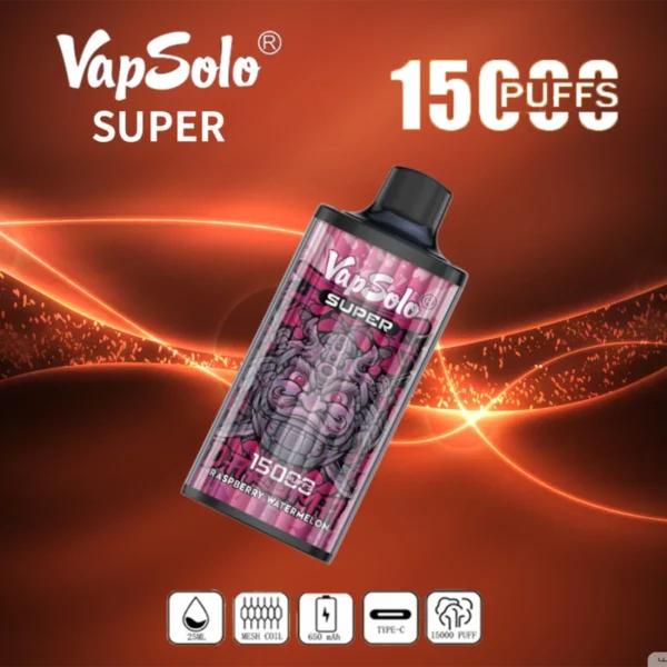 Vapsolo Super 15000 Rookwolken 2% 5% Laag nicotinegehalte Bulk Koop oplaadbare wegwerpvapes-pen groothandel - JumpVape - 10