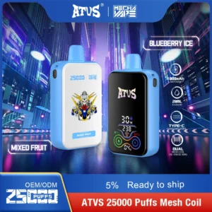 ATVS 25000 Puffs Dual Mesh 5% Vapes desechables recargables con bajo contenido de nicotina Compra a granel al por mayor - JumpVape - 16