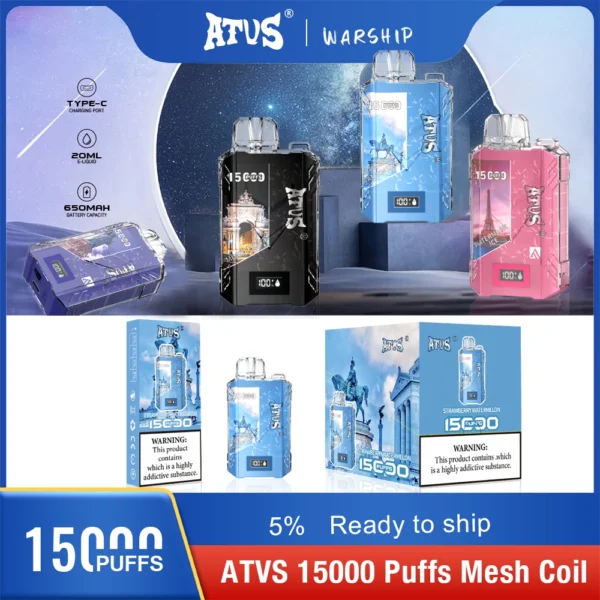 Atvs 15000 Puffs 5% Vapes desechables recargables con bajo contenido de nicotina Compra a granel al por mayor - JumpVape - 9