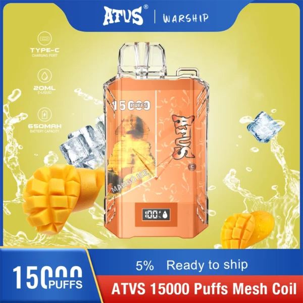 Atvs 15000 Puffs 5% Vapes desechables recargables con bajo contenido de nicotina Compra a granel al por mayor - JumpVape - 5