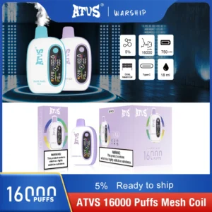 Atvs 16000 Puffs 2% 5% Low Nicotine Rechargeable Disposable Vapes Pen Bulk Buy Wholesale - JumpVape - 19