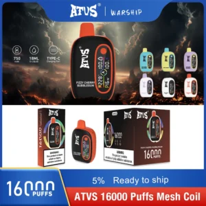 Atvs 16000 Puffs 2% 5% Low Nicotine Rechargeable Disposable Vapes Pen Bulk Buy Wholesale - JumpVape - 17