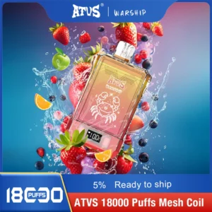 Atvs Warship 18000 Puffs 5% Vapes desechables recargables con bajo contenido de nicotina Compra a granel al por mayor - JumpVape - 14