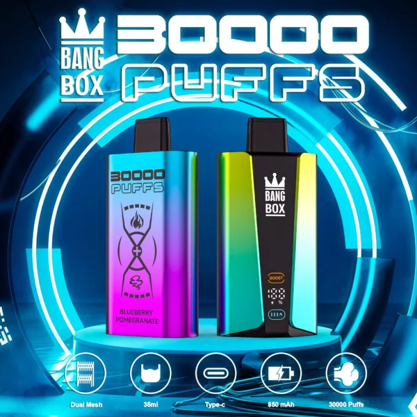 Bang Box 30000 Puffs Dual Mesh 0% 2% 3% 5% Nikotynowy Akumulator Jednorazowy Vapes Pen Luzem Kup hurtowo - JumpVape - 1