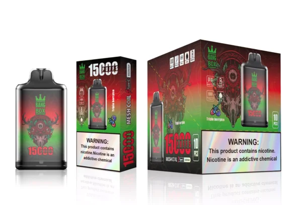 Bang Box S1 15000 Puflar 0% 2% 3% 5% Düşük Nikotinli Şarj Edilebilir Tek Kullanımlık Vapes Kalemi Toplu Toptan Satın Al - JumpVape - 9