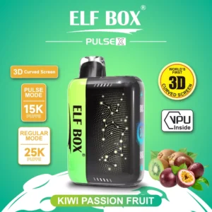 Elf Box Pulse X 25000 Puffs Dual Mesh 0% 2% 3% 5% Zems nikotīna 3D izliekts LED ekrāns Uzlādējams Vienreizējās lietošanas Vapes Pildspalva Lielapjoma Pirkt Vairumtirdzniecība - JumpVape - 13