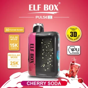 Elf Box Pulse X 25000 Puffs Dual Mesh 0% 2% 3% 5% Zems nikotīna 3D izliekts LED ekrāns Uzlādējams Vienreizējās lietošanas Vapes Pildspalva Lielapjoma Pirkt Vairumtirdzniecība - JumpVape - 14