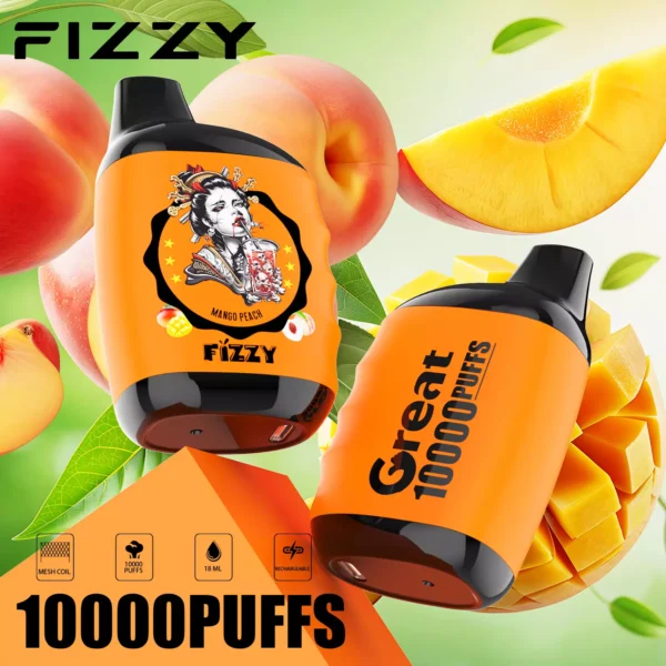 Fizzy Great 10000 Puffs 2% 5% Low Nicotine Rechargeable Disposable Vapes Pen Bulk Buy Wholesale - JumpVape - 7