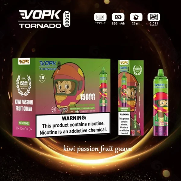 VOPK Tornado 15000 Puffs 0% 2% 3% 5% Low Nicotine Rechargeable Disposable Vapes Pen Bulk Buy Wholesale - JumpVape - 8