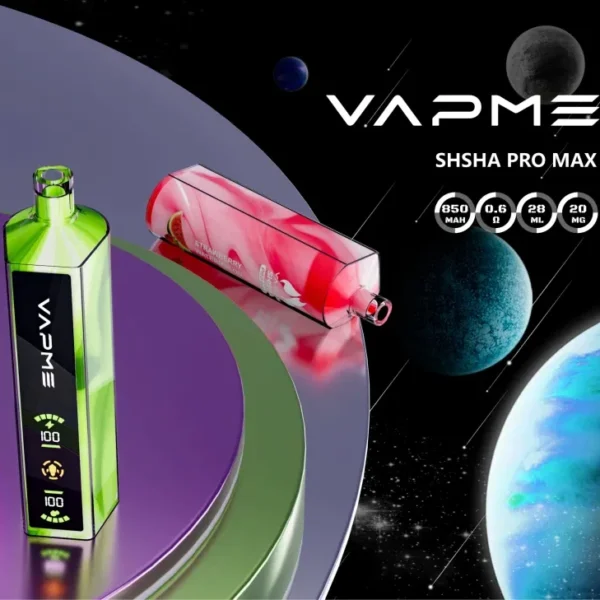 Vapme Shisha Pro Max 20000 Züge 2% Nikotinarm, LED-Anzeige, wiederaufladbar, Einweg-Vapes, Stift, Großpackung, Großhandel kaufen – JumpVape – 1