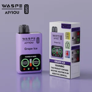 WASPE 25000 PUFFS Podwójne pudełko z siatką 0% 2% 5% Wyświetlacz LED o niskiej zawartości nikotyny Akumulatory jednorazowe Vapes Pen Luzem Kup hurtowo - JumpVape - 13