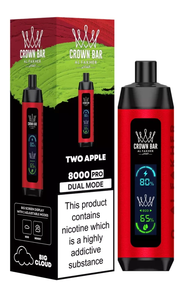 Al Fakher Crown Bar Big Cloud 8000 Pro Dual Mode Full Screen Low Nicotină Reîncărcabil Vapes Pen vrac Cumpărați cu ridicata - Stoc de depozit european - JumpVape - 16