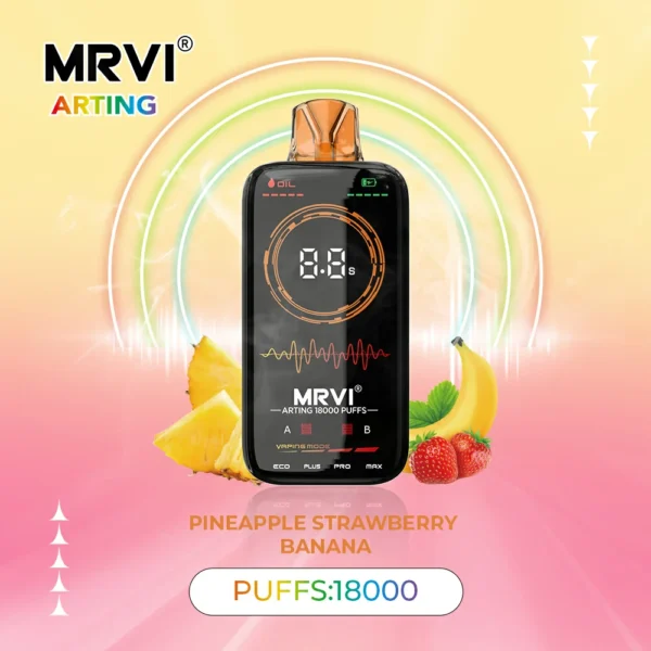 MRVI Arting 18000 Puffs Полноэкранный дисплей с двойной сеткой 2% 5% Перезаряжаемая одноразовая ручка для вейпов с низким содержанием никотина Купить оптом - JumpVape - 7