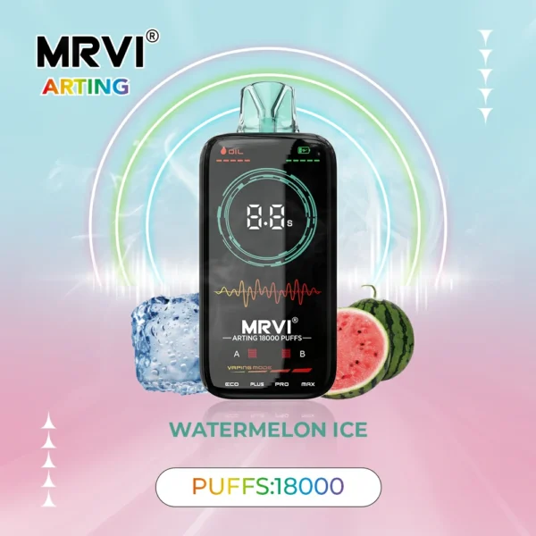 MRVI Arting 18000 Puffs Полноэкранный дисплей с двойной сеткой 2% 5% Перезаряжаемая одноразовая ручка для вейпов с низким содержанием никотина Купить оптом - JumpVape - 9