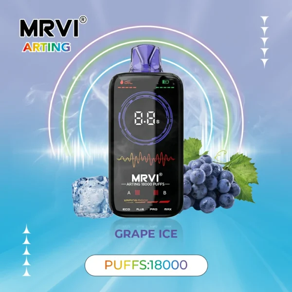 MRVI Arting 18000 Puffs Полноэкранный дисплей с двойной сеткой 2% 5% Аккумуляторная одноразовая ручка для вейпов с низким содержанием никотина Купить оптом - JumpVape - 2