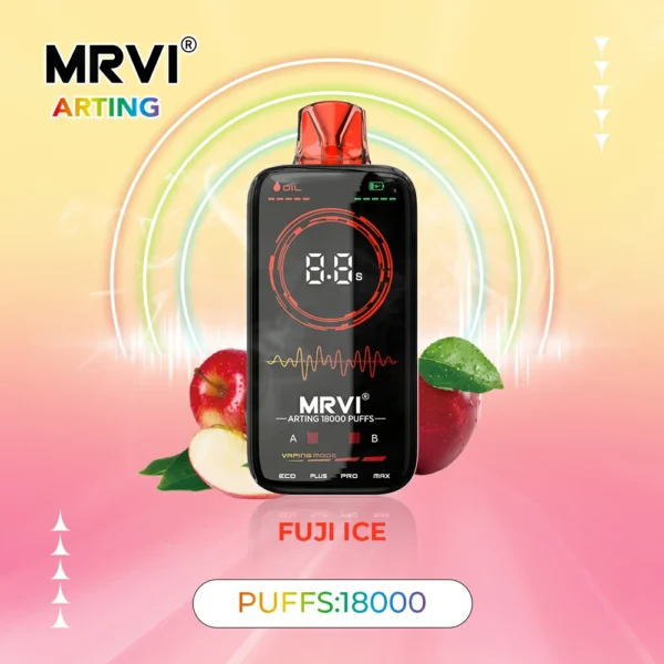 MRVI Arting 18000 Puffs Полноэкранный дисплей с двойной сеткой 2% 5% Аккумуляторная одноразовая ручка для вейпов с низким содержанием никотина Купить оптом - JumpVape - 3