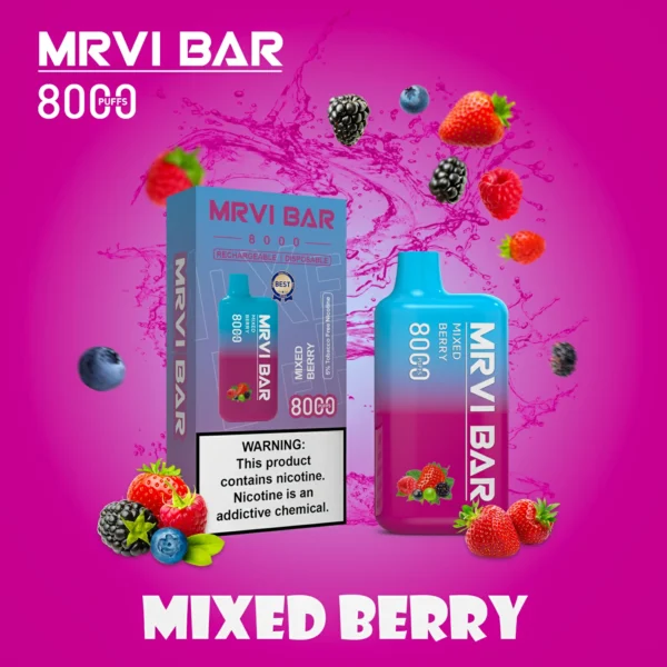 MRVI Bar Mr8000 Puffs 2% 3% 5% Caneta Vapes descartáveis ​​recarregáveis ​​com baixa nicotina em massa Compre no atacado - JumpVape - 6