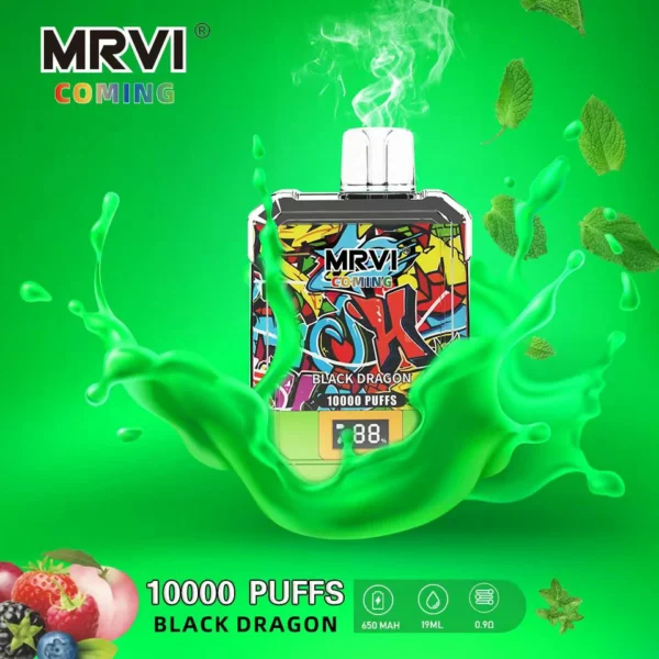 MRVI Coming 10000 Puffs Digital Screen 2% 3% 5% Low Nicotine Rechargeable Disposable Vapes Pen Bulk Buy Wholesale - JumpVape - 3