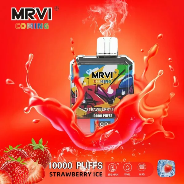 MRVI Coming 10000 Puffs Digital Screen 2% 3% 5% Low Nicotine Rechargeable Disposable Vapes Pen Bulk Buy Wholesale - JumpVape - 8