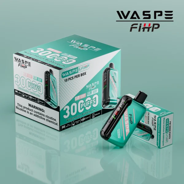 WASPE FIHP 30000 Puffs Dual Mesh 0% 2% 5% Wyświetlacz LED Niskonikotynowy Akumulator Jednorazowy Vapes Pen Luzem Kup hurtowo - JumpVape - 16