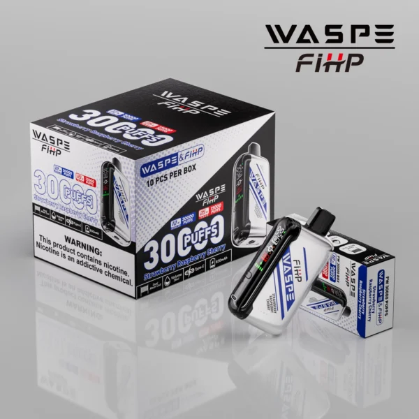 WASPE FIHP 30000 Puffs Dual Mesh 0% 2% 5% Wyświetlacz LED Niskonikotynowy Akumulator Jednorazowy Vapes Pen Luzem Kup hurtowo - JumpVape - 15