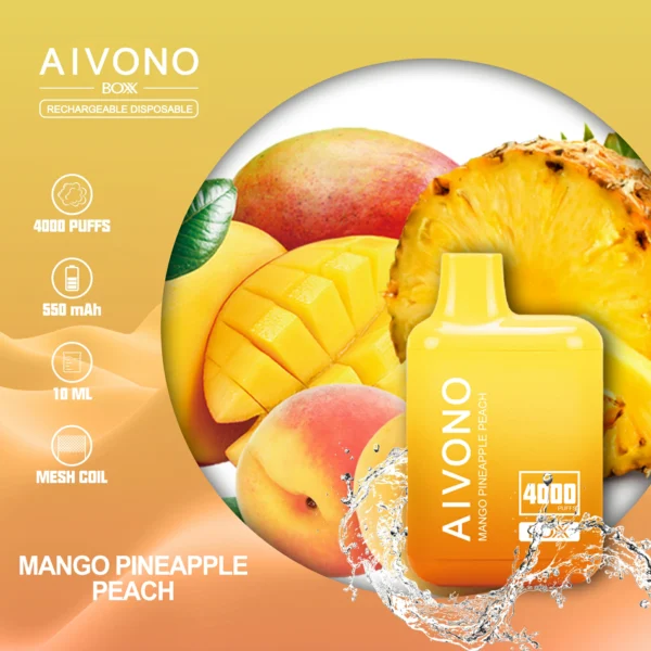 AIVONO AIM BOXX 4000 Puffs 0% 2% 5% Vapes desechables recargables con bajo contenido de nicotina Compra a granel al por mayor - JumpVape - 15