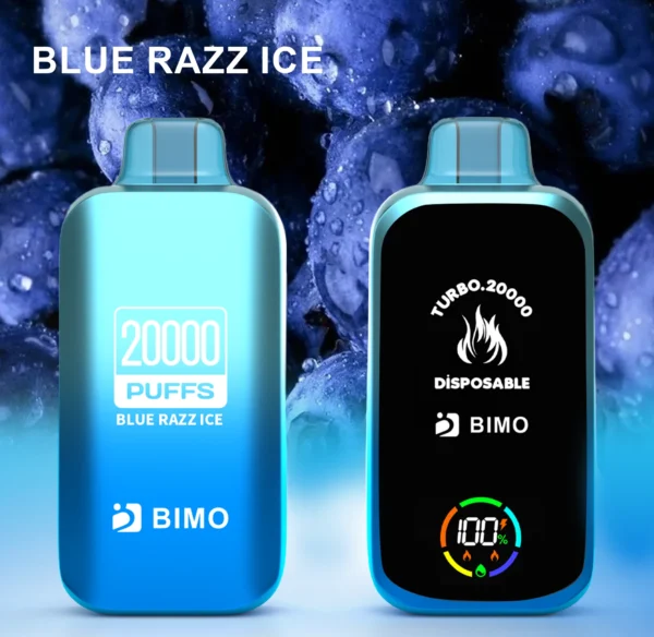 BIMO Turbo 20000 Puffs Visas ekranas 0% 2% 5% Mažai nikotino įkraunamas vienkartinis Vapes Pen masinis pirkimas Didmeninė prekyba – JumpVape – 11