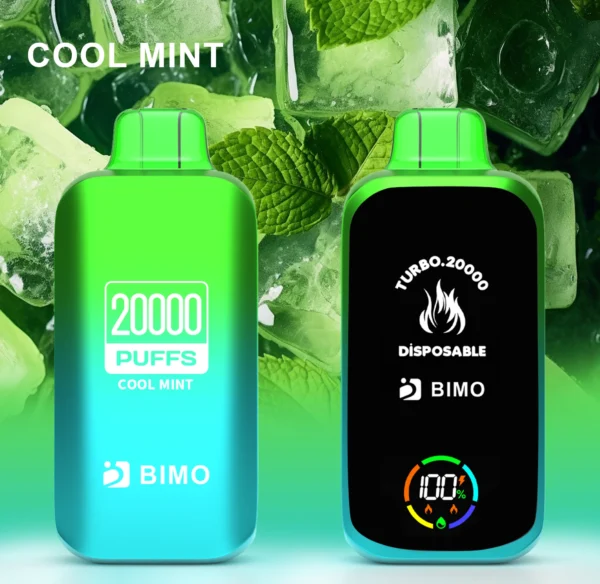 BIMO Turbo 20000 Puffs Visas ekranas 0% 2% 5% Mažai nikotino įkraunamas vienkartinis Vapes Pen masinis pirkimas didmeninė prekyba – JumpVape – 7