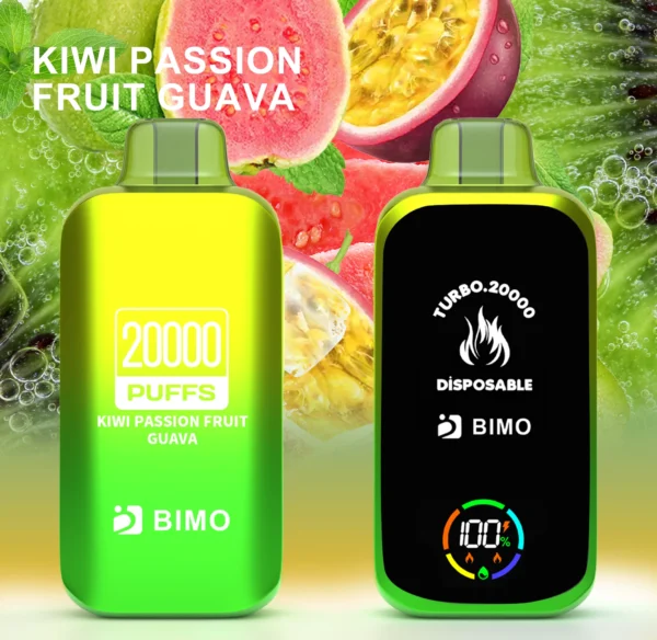 BIMO Turbo 20000 Puffs Visas ekranas 0% 2% 5% Mažai nikotino įkraunamas vienkartinis Vapes Pen masinis pirkimas didmeninė prekyba – JumpVape – 6