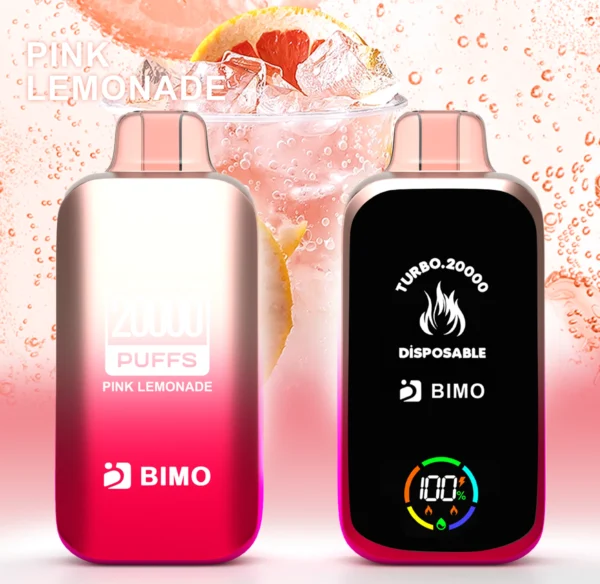 BIMO Turbo 20000 Puffs Visas ekranas 0% 2% 5% Mažai nikotino įkraunamas vienkartinis Vapes Pen masinis pirkimas didmeninė prekyba – JumpVape – 4