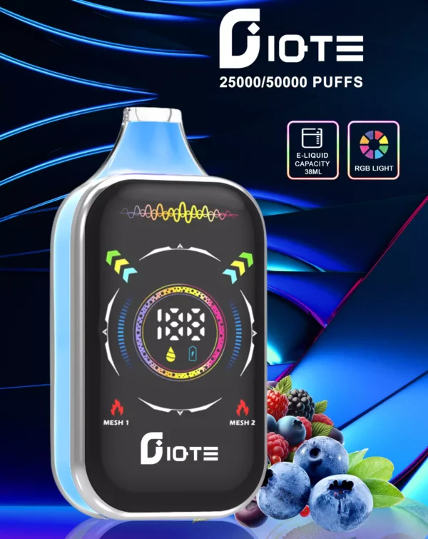 IQTE 50000 Puffs Dual Mesh RGB Full Screen 0% 2% 5% Low Nicotine Rechargeable Disposable Vapes Pen Bulk Buy Wholesale - JumpVape - 7