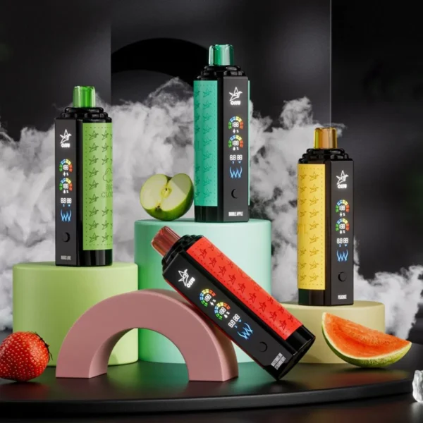 VASY OSSU 30000 Puffs Shisha Hookah kahevõrguga täisekraan 0% 5% Madala nikotiinisisaldusega laetav ühekordne Vapes Pen hulgimüük - JumpVape - 1