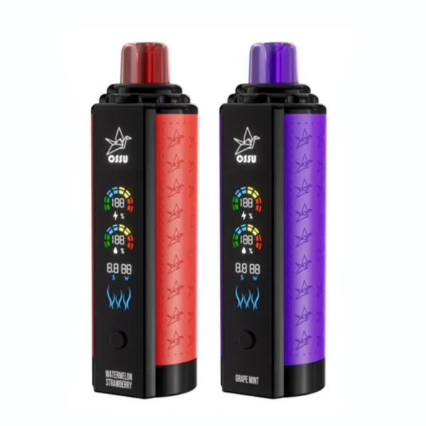 VASY OSSU 30000 Puffs Shisha Hookah Dual Mesh täisekraan 0% 5% Madala nikotiinisisaldusega laetav ühekordne Vapes Pen hulgiost hulgimüük – JumpVape – 4