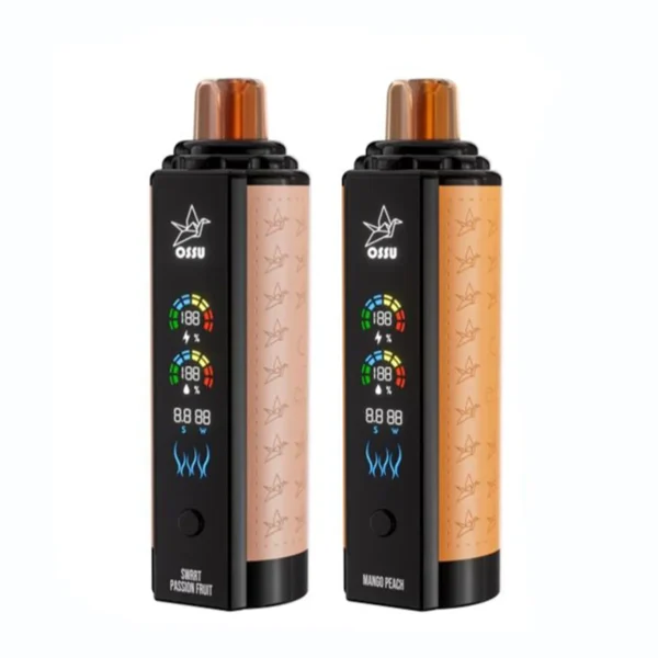 VASY OSSU 30000 Puffs Shisha Hookah Dual Mesh täisekraan 0% 5% Madala nikotiinisisaldusega laetav ühekordselt kasutatav Vapes Pen hulgiost hulgimüük – JumpVape – 2