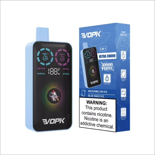 VOPK ULTRA 30000 Puffs s dvojitou príchuťou Dual Mesh Digital Screen 2% Nízke nikotínové dobíjacie jednorazové vapes pero Hromadný nákup veľkoobchod - JumpVape - 11