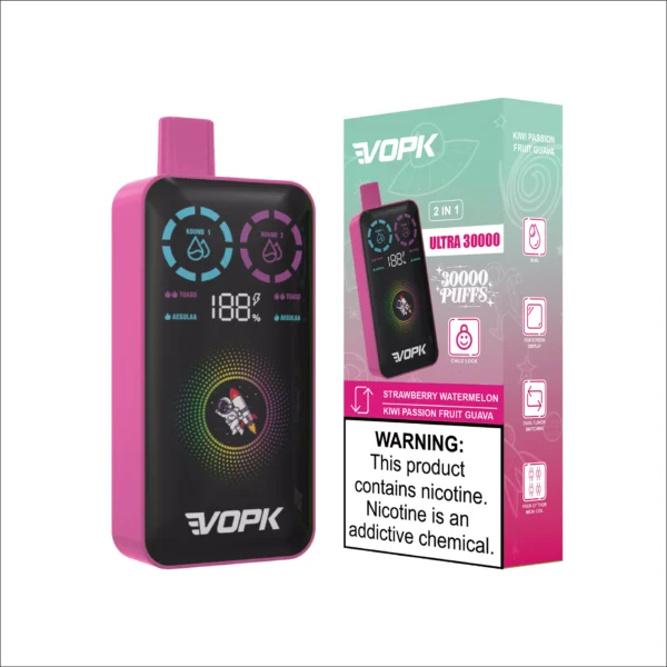 VOPK ULTRA 30000 Puffs s dvojitou príchuťou Dual Mesh Digital Screen 2% Nízke nikotínové dobíjacie jednorazové vapes pero Hromadný nákup veľkoobchod - JumpVape - 9